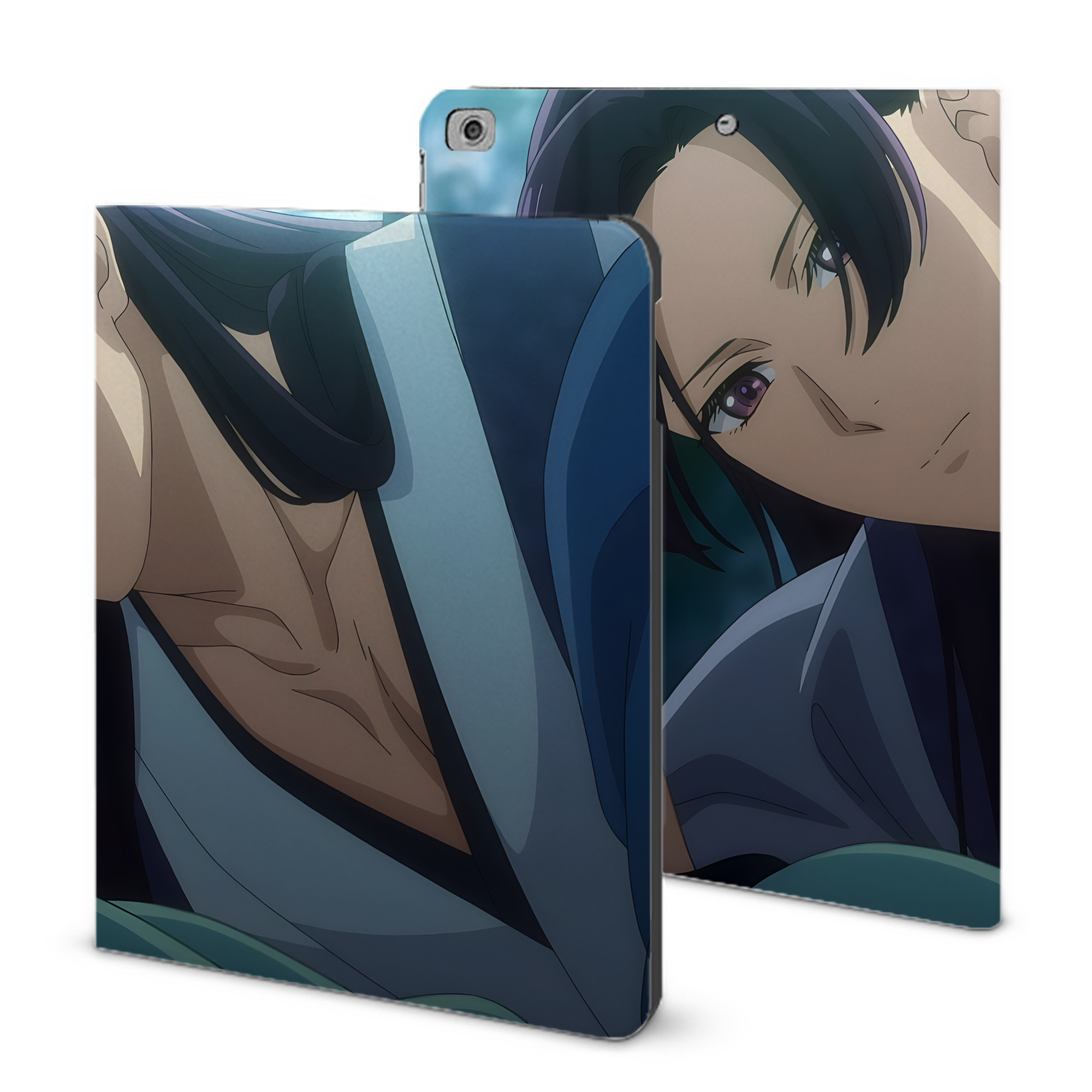 （画像用） 薬屋のひとりごと The Apothecary Diaries IPad ケース ブック型 PUレザー TPU 耐衝撃 軽量 薄型 ペン収納なし 全面保護 IPad 各モデル対応